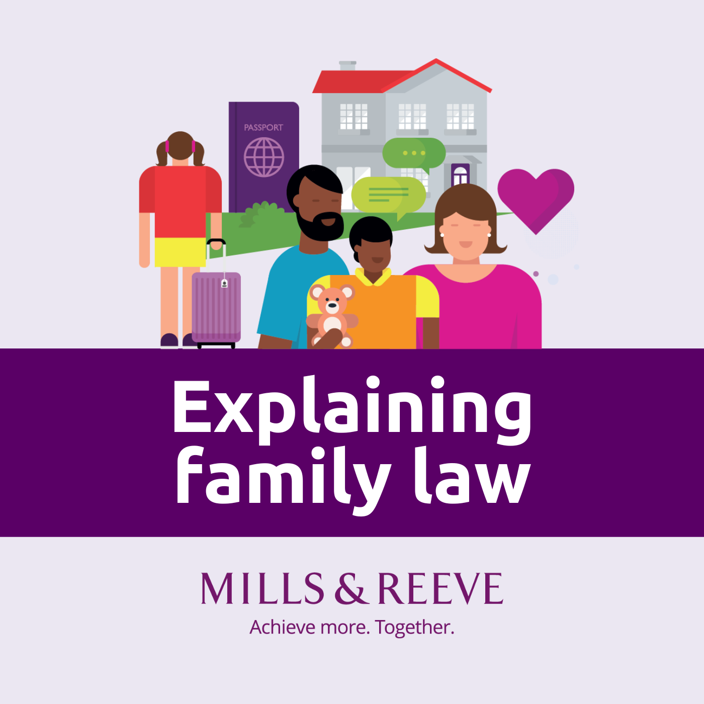 illustration for Explaining family law podcast